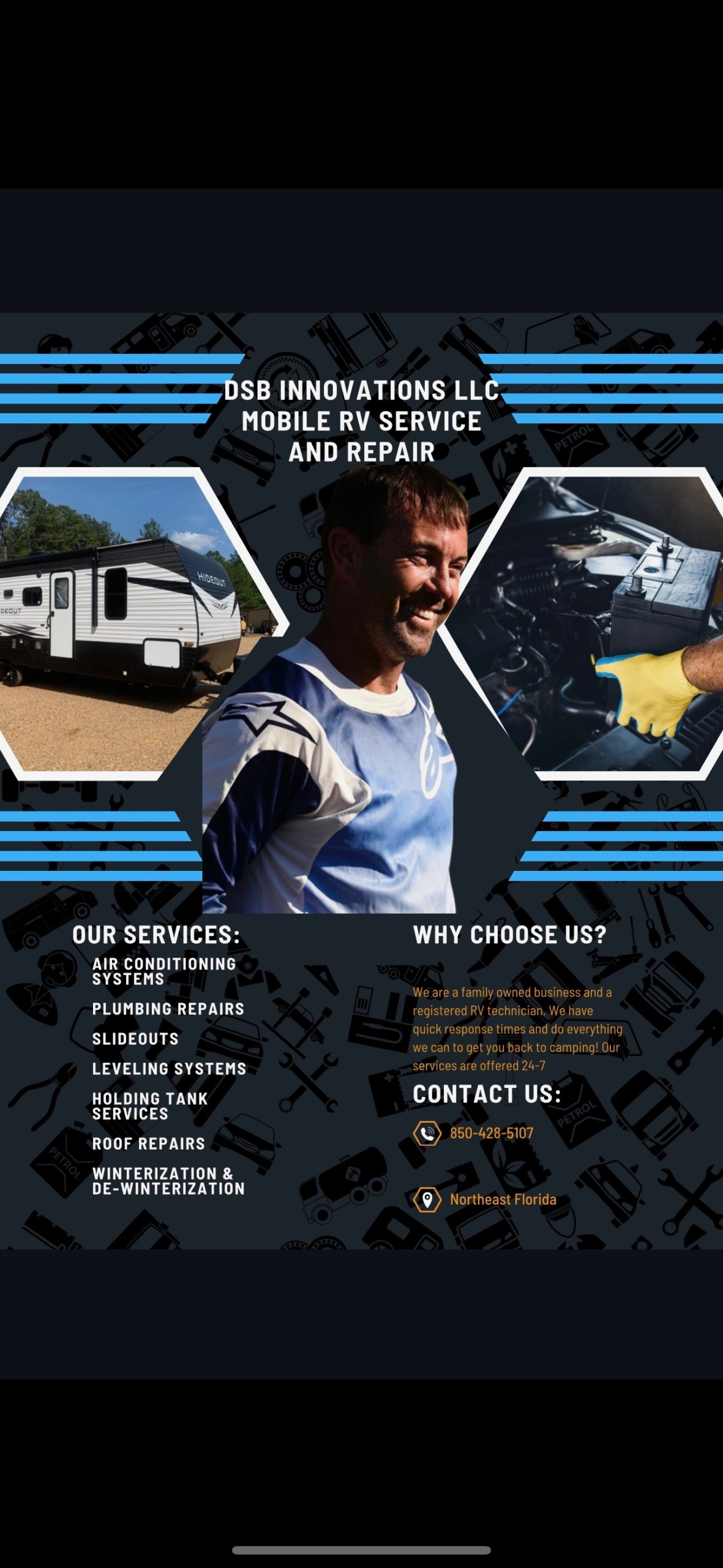 Dsb innovations llc — Mobile RV Repair in Jacksonville