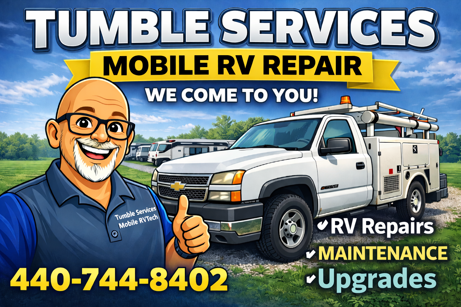 Tumble Services Mobile RV Tech — Mobile RV Repair in Weirton
