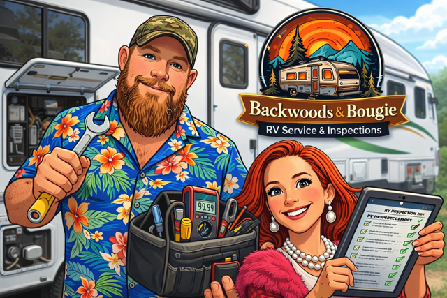 Backwoods and Bougie RV Service and Inspections, LLC — RV Inspection in Claremont