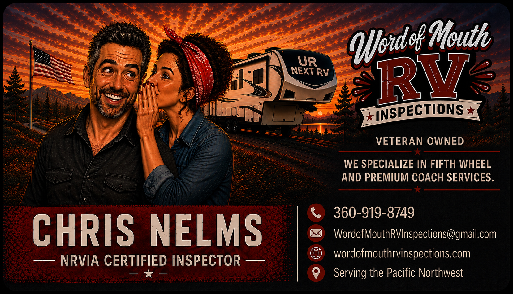 Word of Mouth RV Inspections — RV Inspection in Kalihiwai